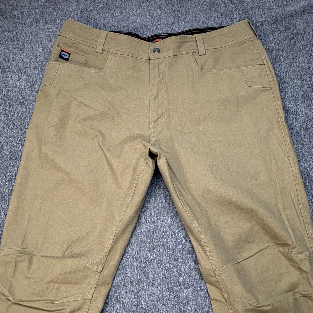 Brunt Torra Work Pants Men's 40X32 Canvas Khaki Carpenter Performance